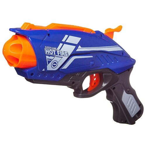 бластер monstergun 20 пуль стреляет мягкими пулями x force Бластер ABtoys Мегабластер PT-01595, 34.3 см, синий/оранжевый