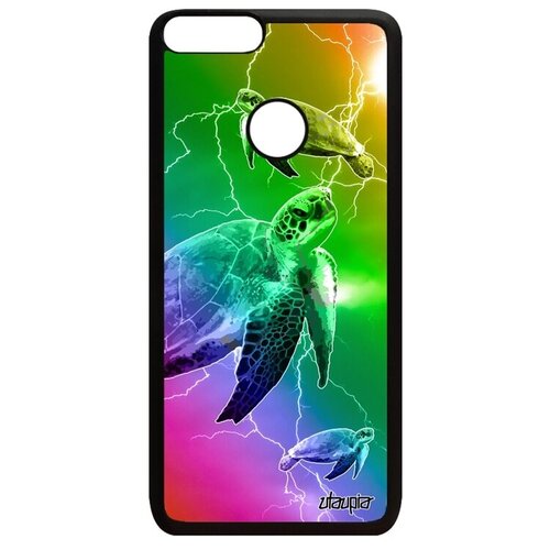 фото Противоударный чехол для смартфона // huawei p smart 2018 // "черепаха" наземная стиль, utaupia, цветной