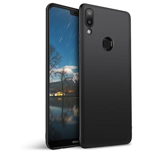 фото Накладка для huawei y9 2019 силикон матовый черный