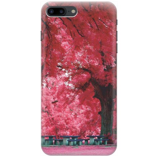 фото Re:paчехол - накладка artcolor для apple iphone 8 plus / 7 plus с принтом "чудесное дерево"
