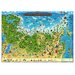 Глобен Интерактивная географическая карта России для детей «Карта Нашей Родины», 59 х 42 см