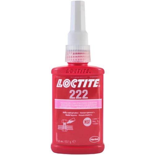 Фиксатор резьбы низкой прочности LOCTITE 222 50 мл