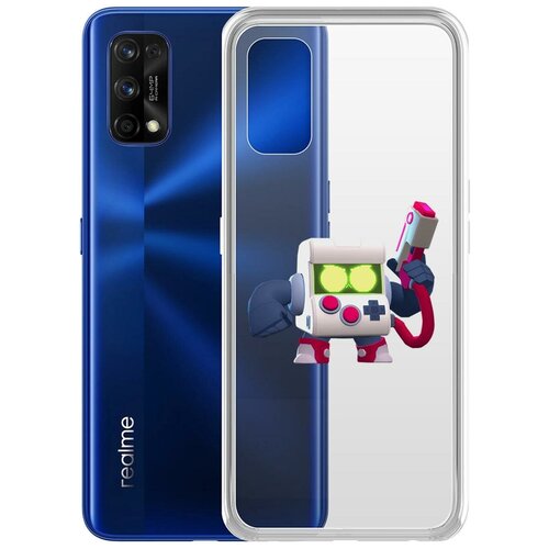 фото Чехол-накладка clear case brawl stars-8-бит классический для realme 7 pro krutoff group