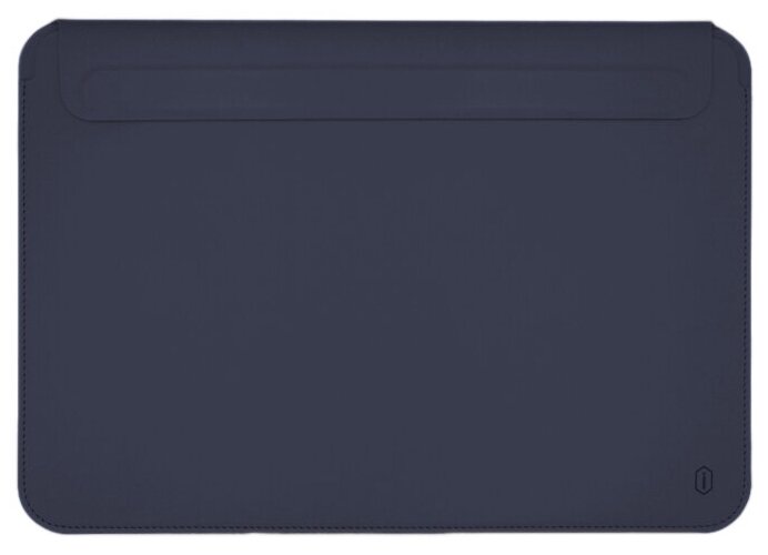 Кожаный чехол для Macbook 16 2021, чехол для ноутбука, 16 дюймов, WiWU Skin Pro II, Blue