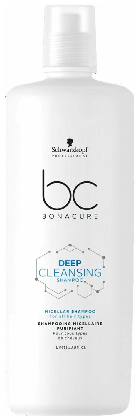 Schwarzkopf Professional шампунь мицеллярный Deep Cleansing, 1000 мл