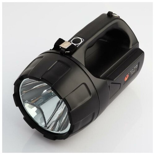 фото Фонарь переносной аккумуляторный, 1 led,т-15w, 30w, 3 режима, 21х14х15м 961010 . yandex market