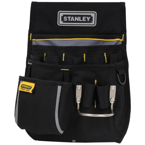 STANLEY 1-96-181, черный stanley tool bag waist electrician hip storage carpenters belts and bags contractor construction tool belt pouch pocket combo