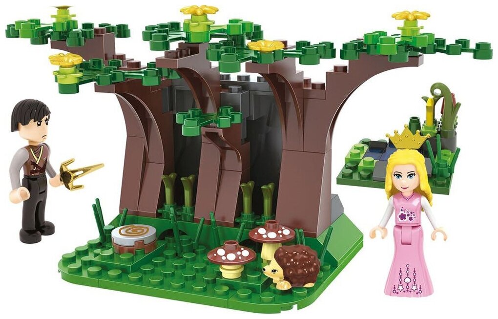 Конструктор JILEBAO Disney Princess «Белоснежка и принц» 6022 /130 деталей