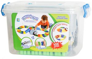 Трек 1 TOY Большое путешествие Т59312 (102 детали) фиолетовый