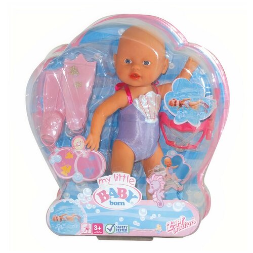 Кукла BABY born my little Плавающая (32 см) игрушка my little baby born одежда для куклы 32 см веш 824 351