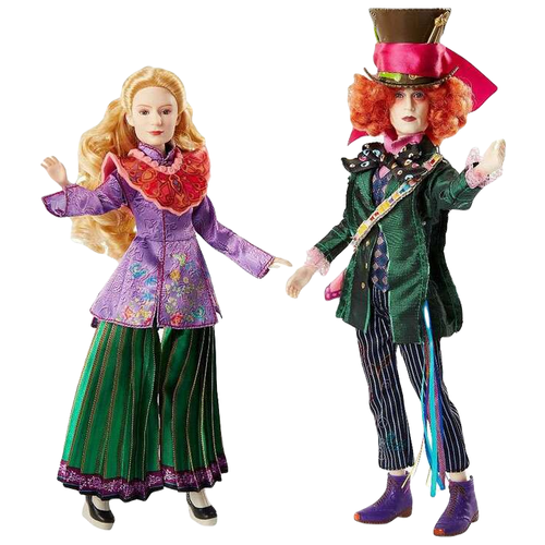 Набор JAKKS Pacific Алиса и Безумный Шляпник, 32 см, 98774 костюм безумный шляпник кожзам бархат детский