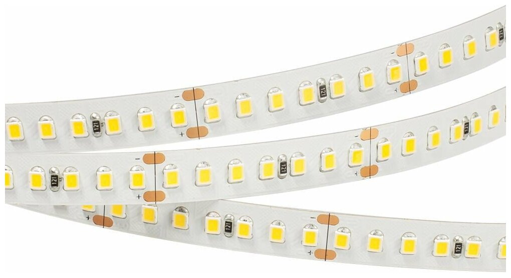 Лента RT 2-5000 24V Warm3000 3x (2835, 840 LED, LUX) (arlight, 17 Вт/м, IP20)