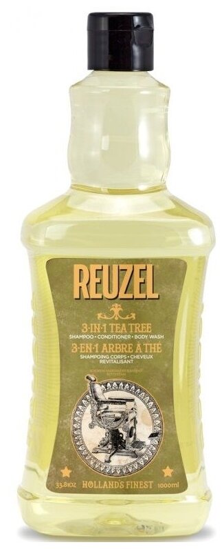 REUZEL Шампунь 3 в 1 Tea Tree Shampoo, 1000 мл