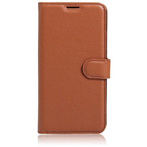 фото Чехол-книжка mypads для lg bello 2/ prime 2 x155 с мульти-подставкой застежкой и визитницей коричневый