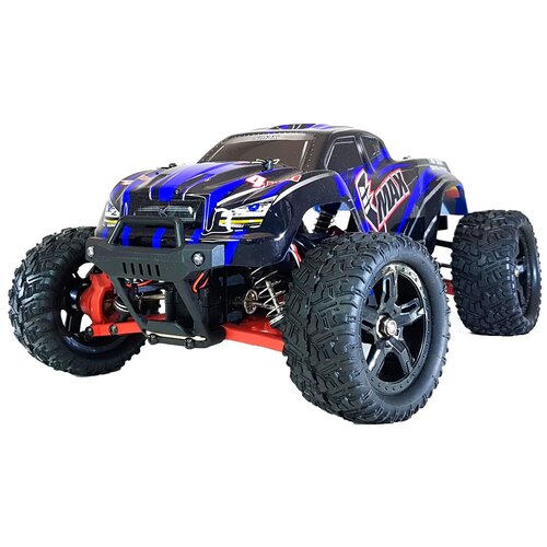 Монстр-трак Remo Hobby Smax Upgrade RH1635UPG, 1:16, 28.5 см, черный/синий