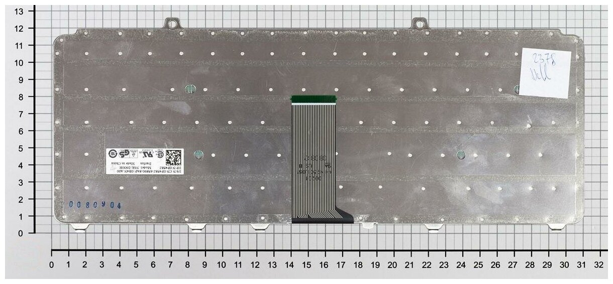 Клавиатура для ноутбука Dell 0RN127 черная