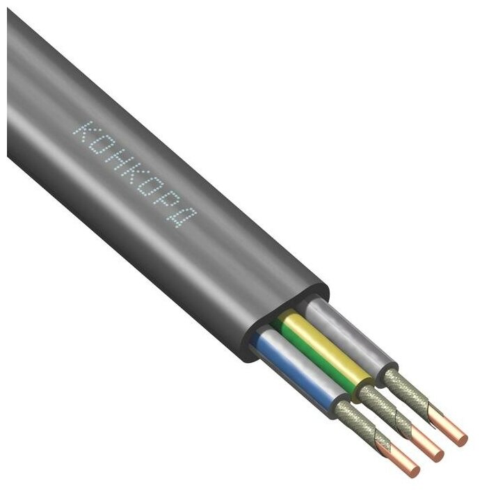 Конкорд Кабель ППГ-Пнг(А)-FRHF 3х1.5 (N PE) 0.66кВ (м) Конкорд 4407