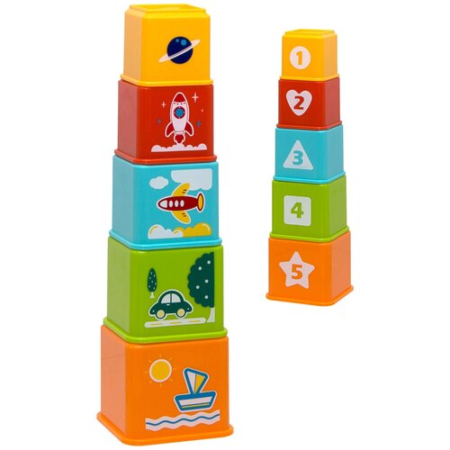 фото Хэппиленд. игрушка "пирамидка", русифицированная упаковка uwu baby