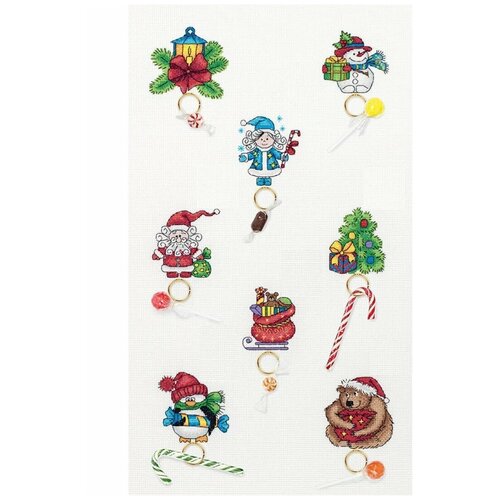 фото Набор для вышивания panna "новогодний календарь" 30x50 см