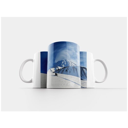 фото Кружка "вулкан, зима, снег" 320 мл lotsprints