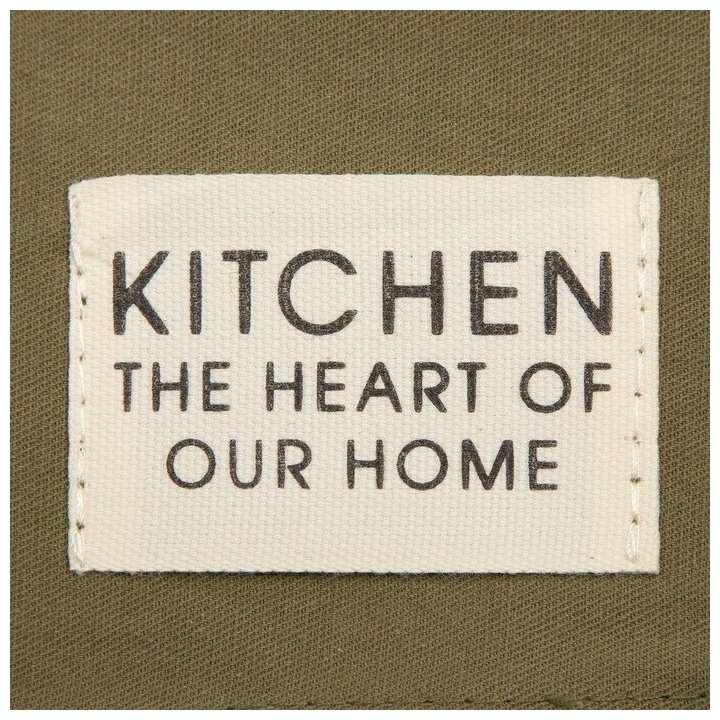 Полотенце Этель Kitchen 40х73 см, цв. зелёный, 100% хл, саржа 220 г/м2 Этель 7866031 - фотография № 4