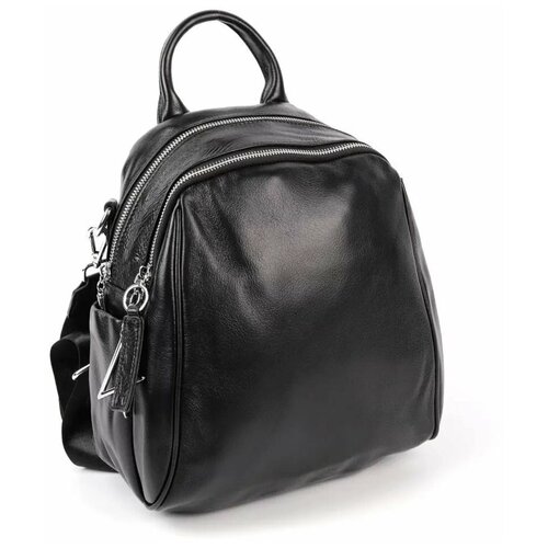 фото Женский кожаный рюкзак 5516 блек (111131) fuzi house