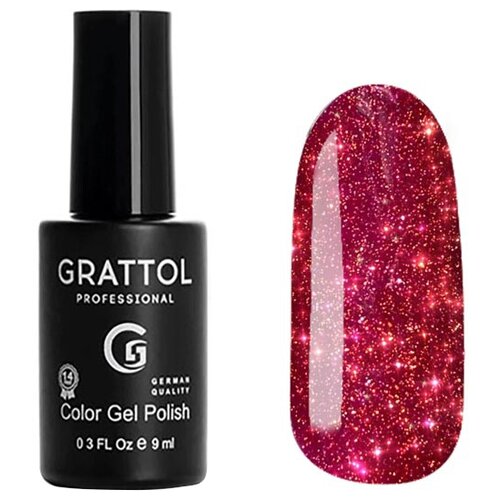 Гель лак Grattol Bright Silver