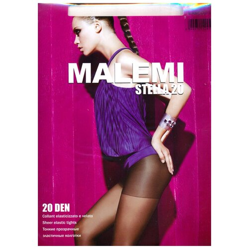 Колготки классические Malemi Stella 20, размер IV, bronzo (интенсивный загар)