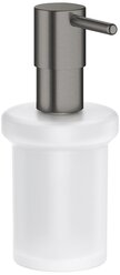 GROHE Essentials 40394AL1 Дозатор для жидкого мыла 160 мл (темный графит - шлифованный)