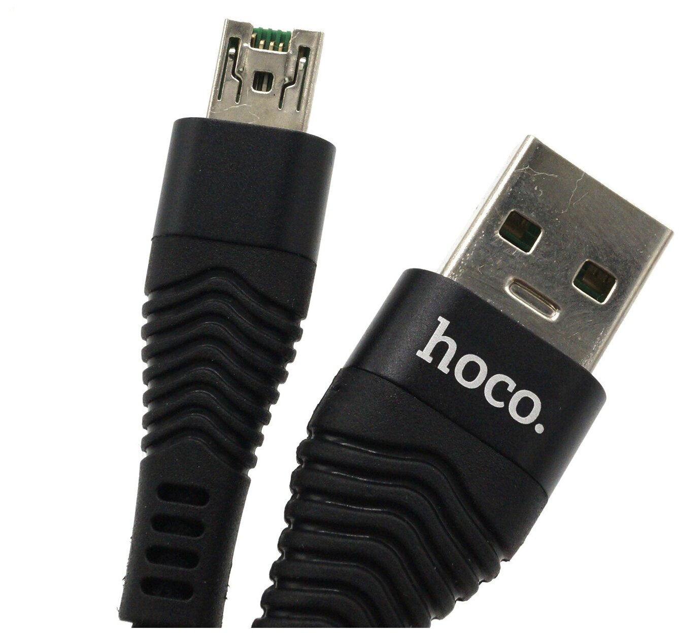 Дата-кабель Hoco U53 USB-MicroUSB, 1.2 м, черный