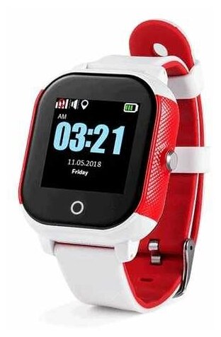 Детские умные часы Smart Baby Watch GW700S / FA23, бело-красные