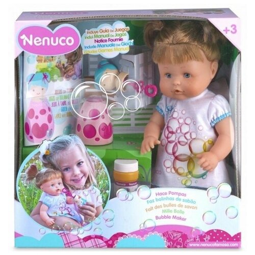 Кукла 700012692 Nenuco запускает мыльные пузыри, с