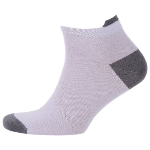 фото Мужские носки lorenzline с6 укороченные спортивные (27 (размер обуви 41-42), белый / серый)