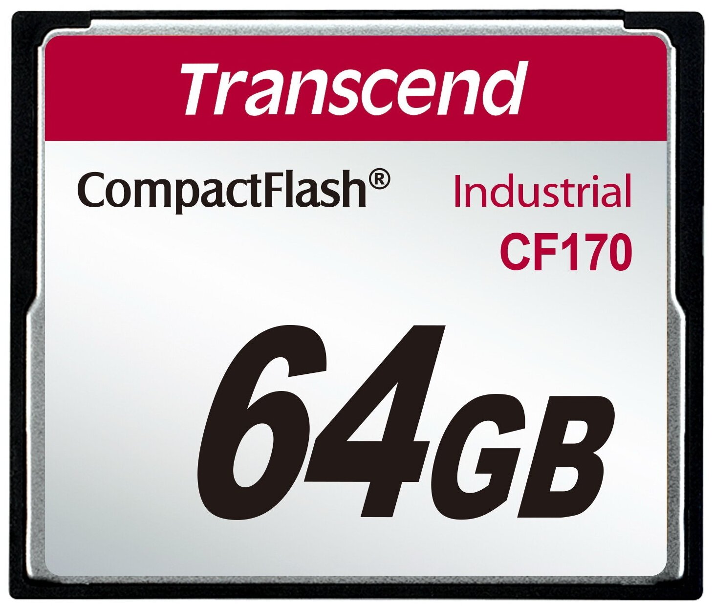 Промышленная карта памяти CompactFlash Transcend 170, 64 Гб MLC, темп. режим от -25? до +85?