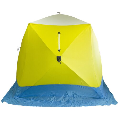 Палатка 3-местная стэк Зимняя КУБ LONG 3 (трехслойная, дышащая) палатка рыбака стэк куб 1