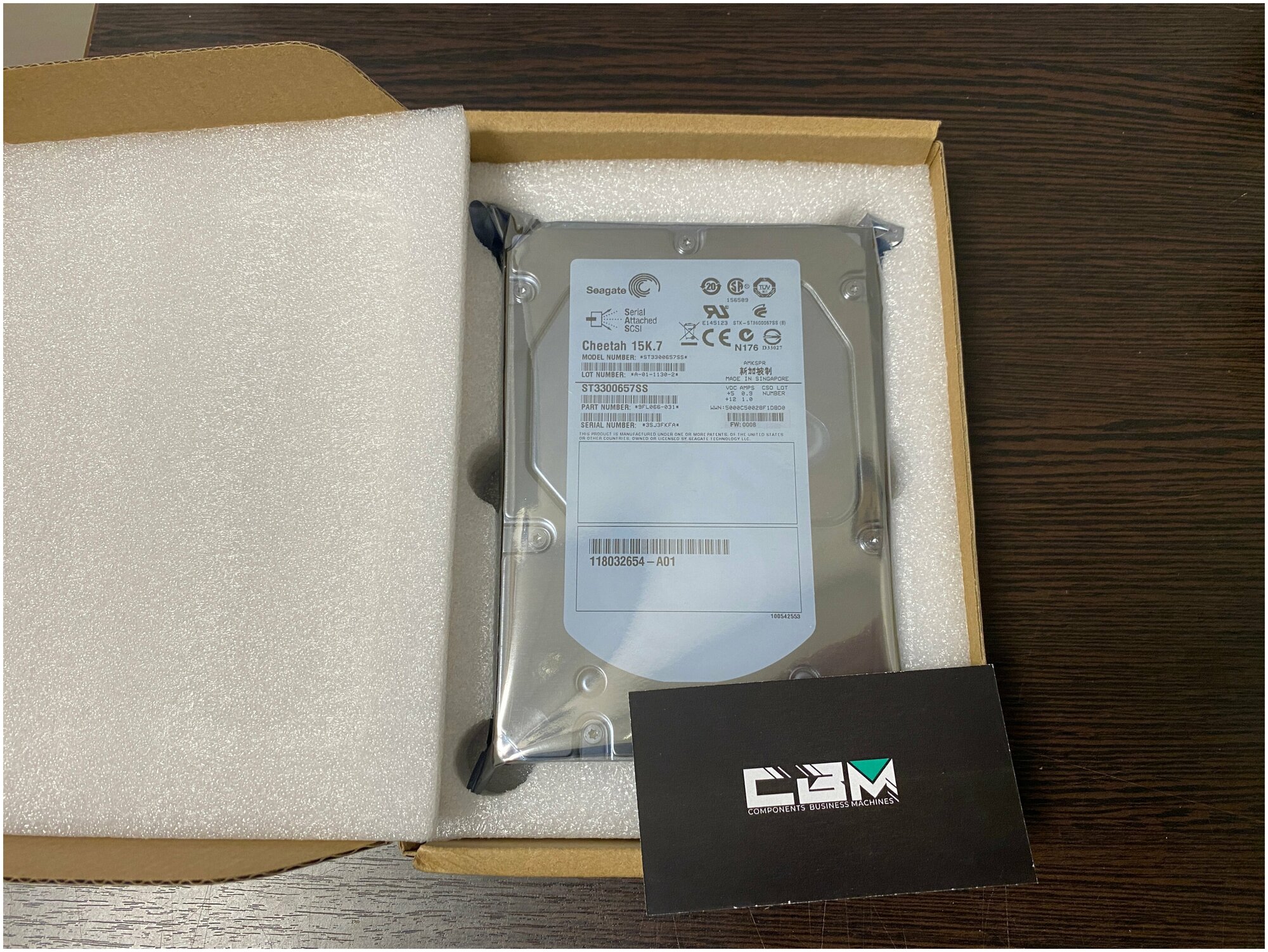 Жесткий диск Seagate 146GB 10K SAS SFF HDD ST9146803SS