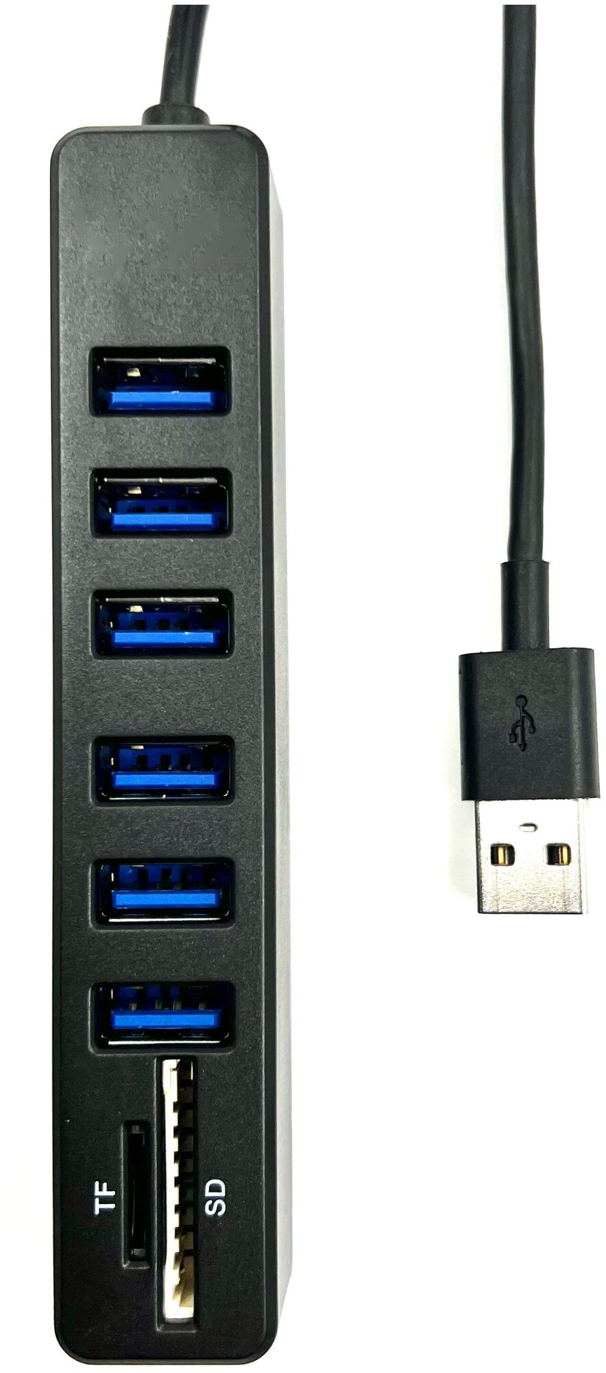 USB HUB 6 (концентратор) + карты памяти SD / TF / картридер USB разветвитель переходник адаптер / удлинитель х6 USB