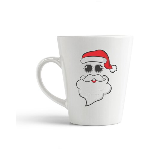 фото Кружка-латте coolpodarok "дед мороз (новый год)"