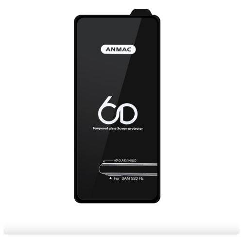 Защитное стекло Samsung S20 FE Anmac 6D Black