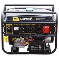 Бензиновый генератор Huter DY8000LX-3, (7000 Вт)