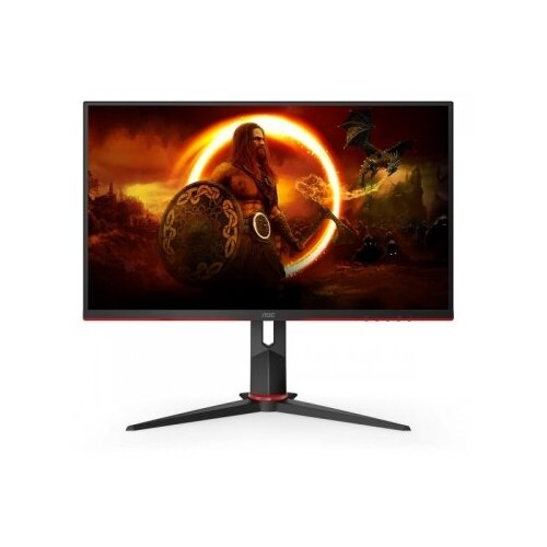 фото Монитор 27" aoc 27g2su black-red с поворотом экрана