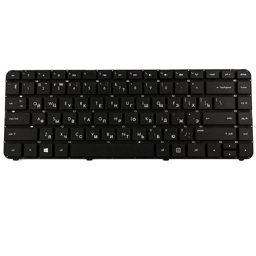 Клавиатура для HP Pavilion G4-2000 черная без рамки p/n: R36, AER36700010, AER36700110