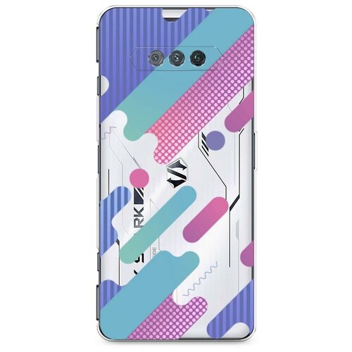 фото Силиконовый чехол "округлый тетрис" на xiaomi black shark 4s pro / сяоми блэк шарк 4s про case place