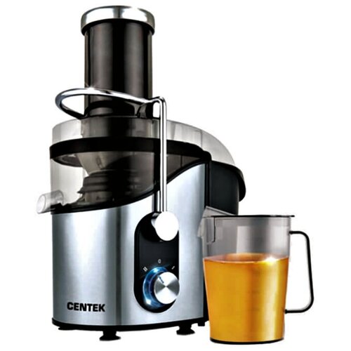 Соковыжималка Centek CT-1214 черн сталь 1500Вт 2скорстакан 1100мл 559000₽