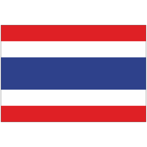 фото Флаги стран мира - "тайланд" наклейка - 300х200 мм. комплект 2 шт. сетлайн