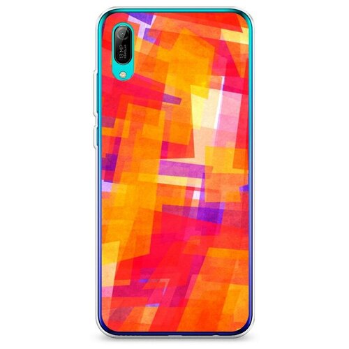 фото Силиконовый чехол "геометрия 13" на huawei y6 pro (prime) 2019 / хуавей y6 про 2019 case place