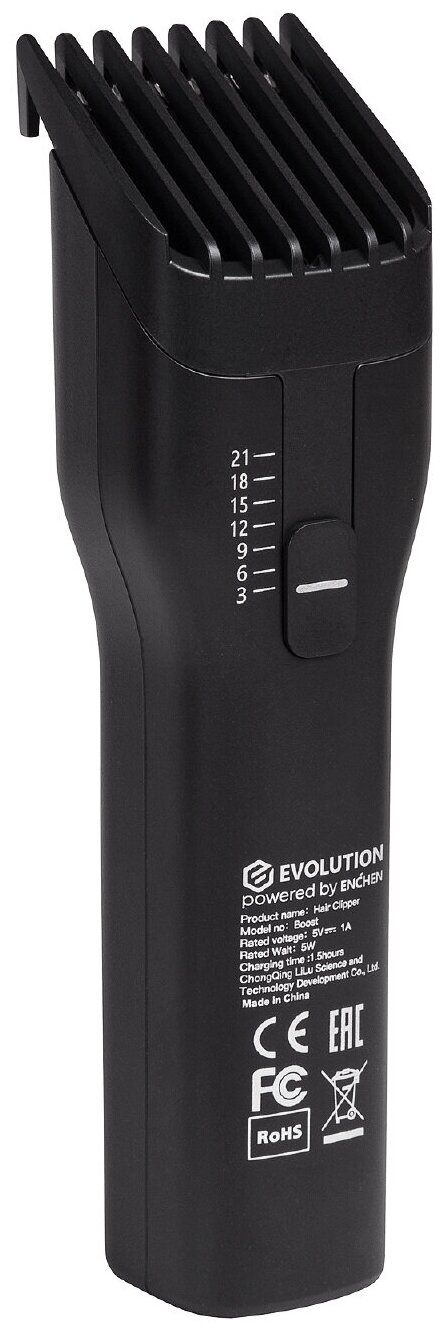 Машинка для стрижки волос Evolution powered by Enchen Boost (Black) - фотография № 1