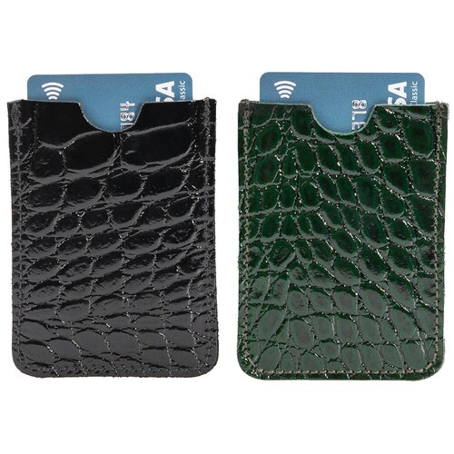 Футляр для карт CAGIA 841619. Натуральная кожа. Сделано в Беларуси.