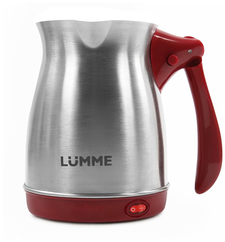 Кофеварка для кофе по-турецки LUMME LU-1633, бордовый гранат - фотография № 6