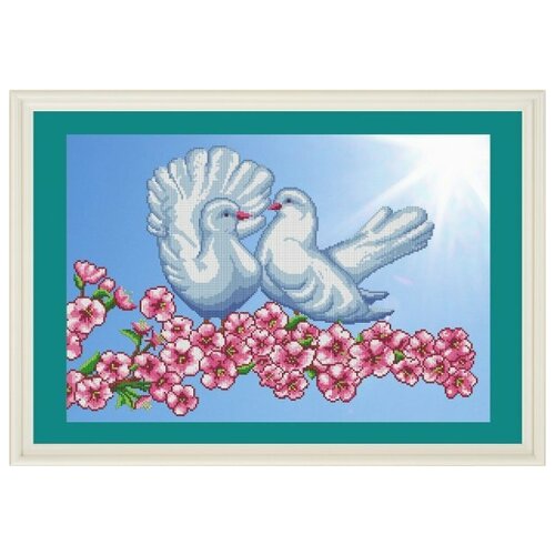 фото Набор для вышивания славяночка кс-085 голуби